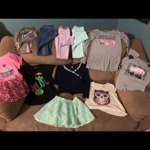 12 pieces of various girls clothing from Justice